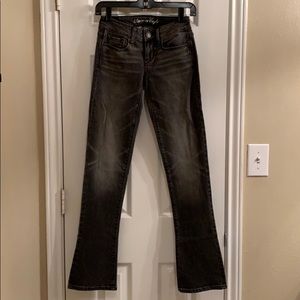American Eagle Outfitters Skinny Kick Gray Jeans